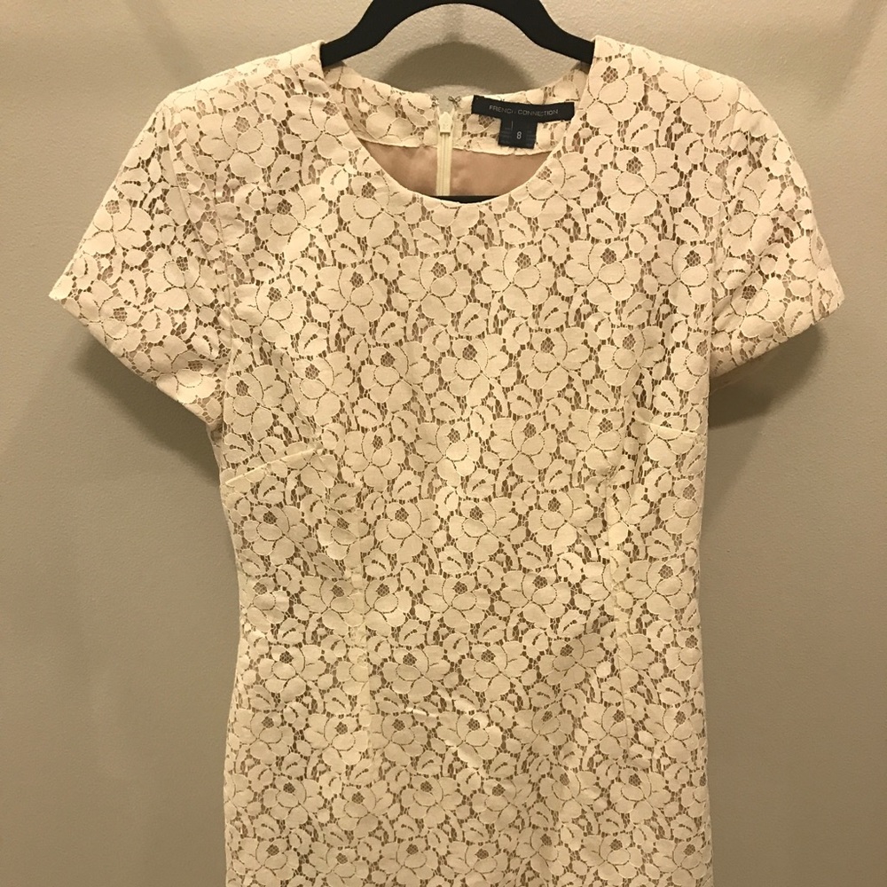 French Connection Lace Mini-Dress